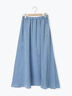 メタリックサテンスカート(シルバー/ブルー/ブロンズ)|Samansa Mos2 blue(サマンサモスモス ブルー)通販