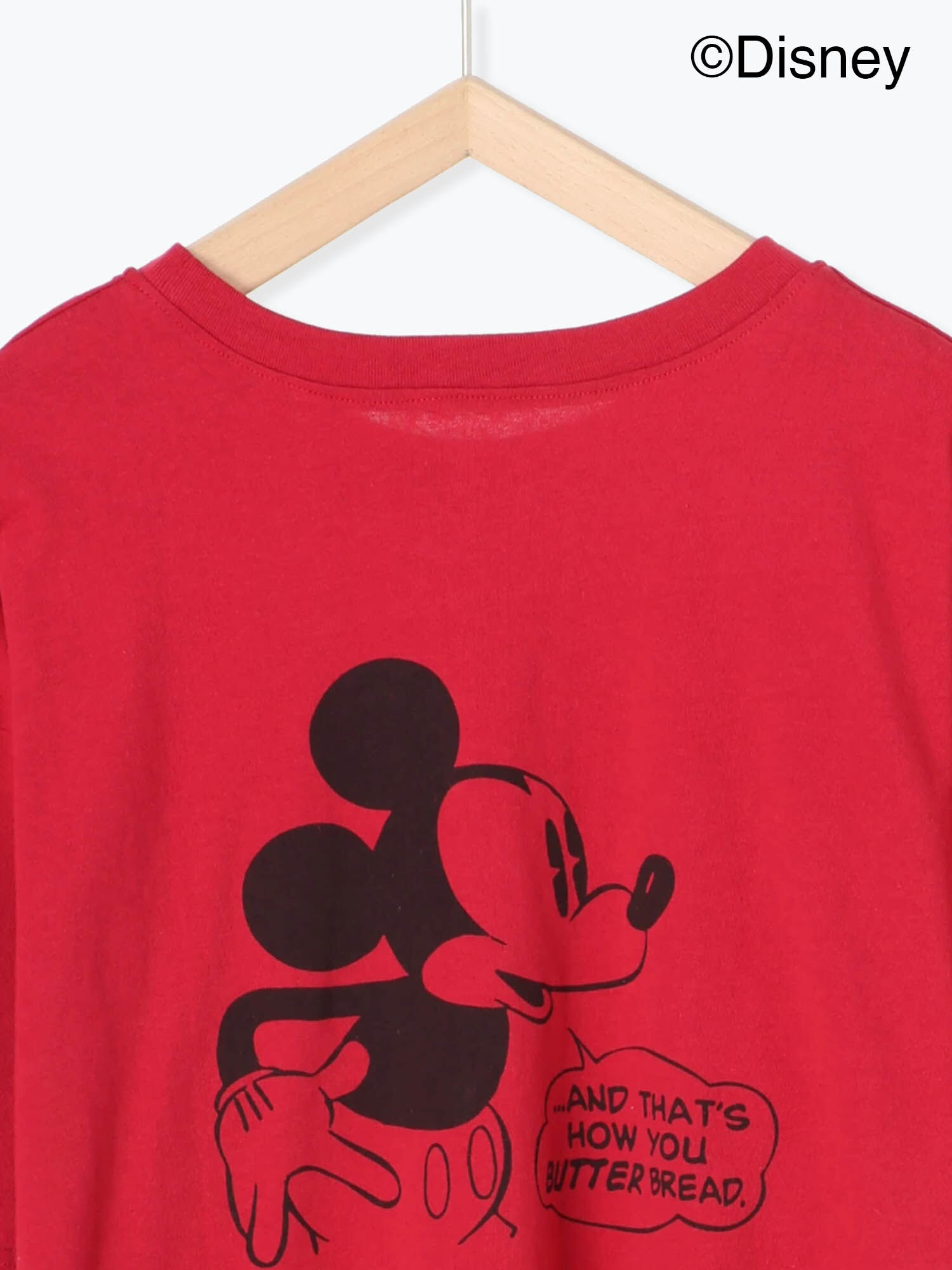 Disney ミッキー バックプリントtシャツ トップス Tシャツ セール Samansa Mos2 サマンサ モスモス のアウトレット Outlet 公式通販