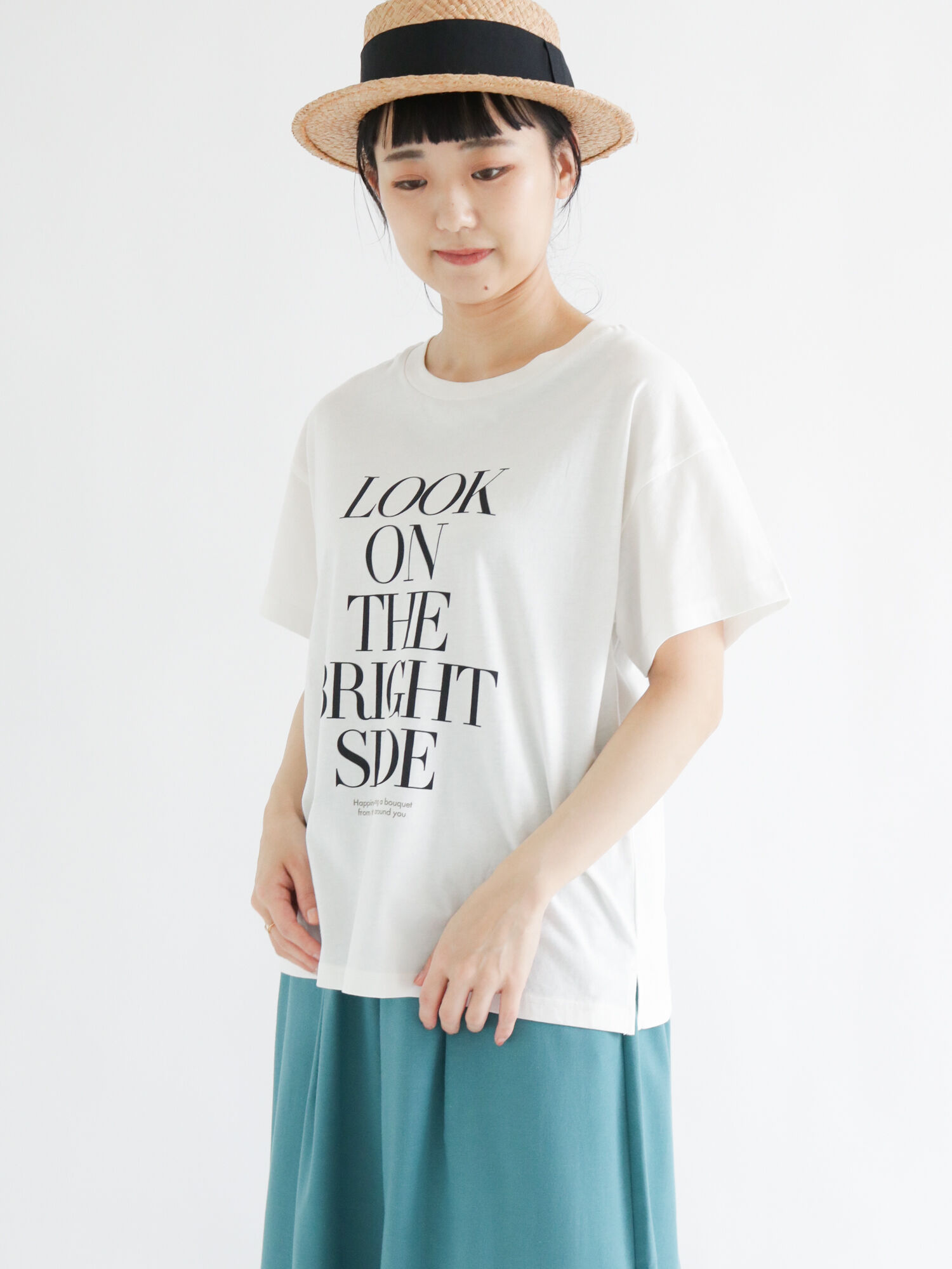 【オーガニックコットン】ロゴプリントTシャツ（トップス/Tシャツ