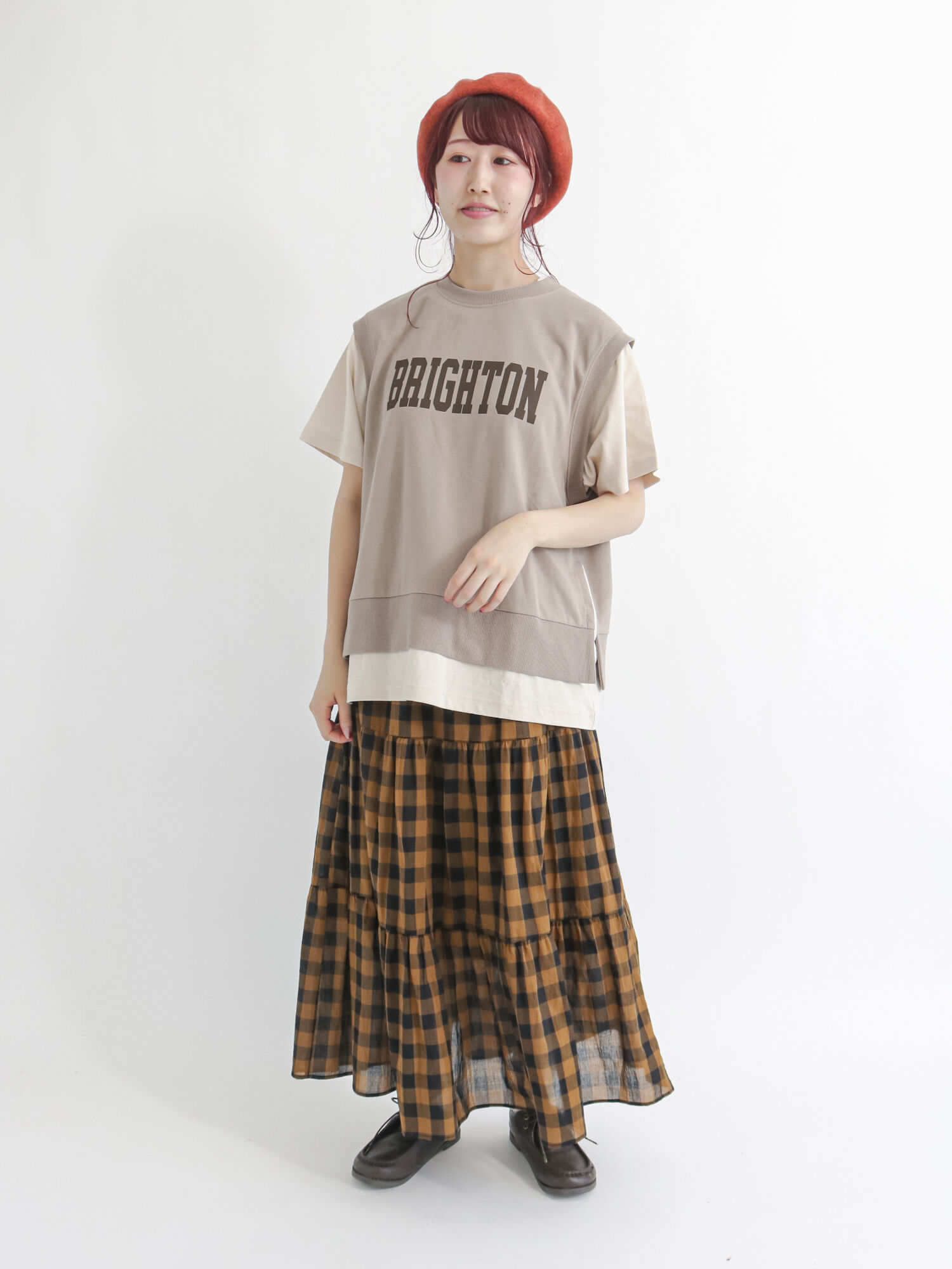 レイヤード風Tシャツ（トップス/Tシャツ）｜Samansa Mos2（サマンサ