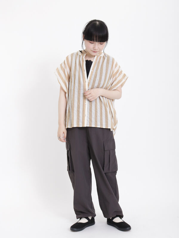 バンドカラーブラウス（トップス/シャツ・ブラウス）【セール