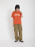フロッキープリントTシャツ（チャコールグレー/オレンジ/グリーン/キナリ）｜Samansa Mos2（サマンサ モスモス）通販