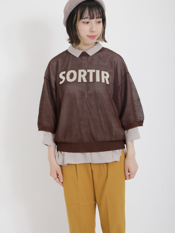 vintage モヘアニットメッシュ ローゲージニット モスキートパーカー
