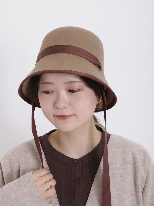 リボンテープ付バケットハット（アクセサリー/ハット・帽子