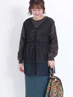 【完売品】デプト　チュニック　ブラック チュニック ブラック 80cm・90cm・100cm・110cm – 10mois 公式