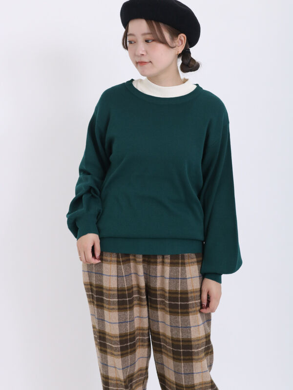 ミラノリブスウェットライクニット（トップス/ニット・セーター