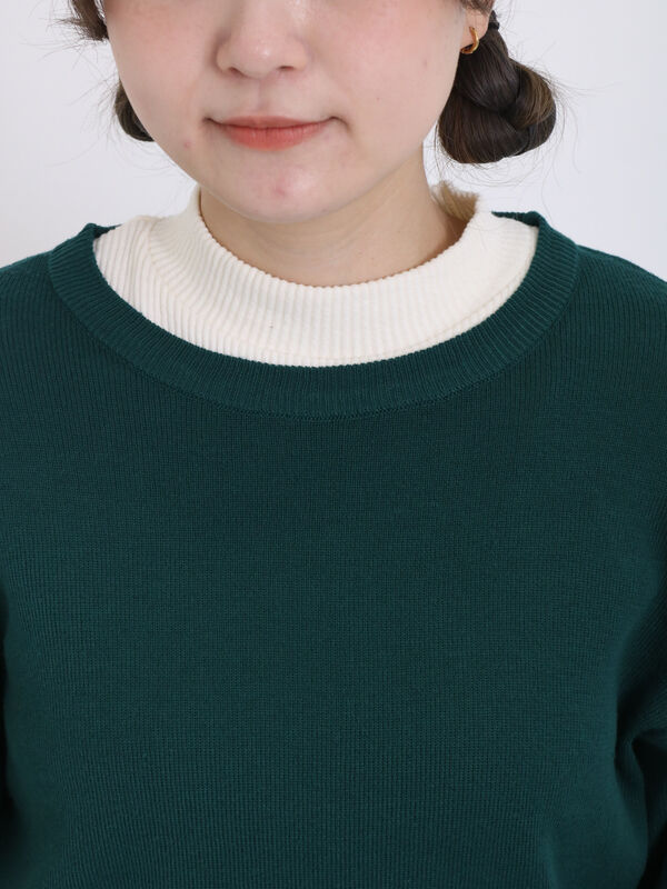 ミラノリブスウェットライクニット（トップス/ニット・セーター