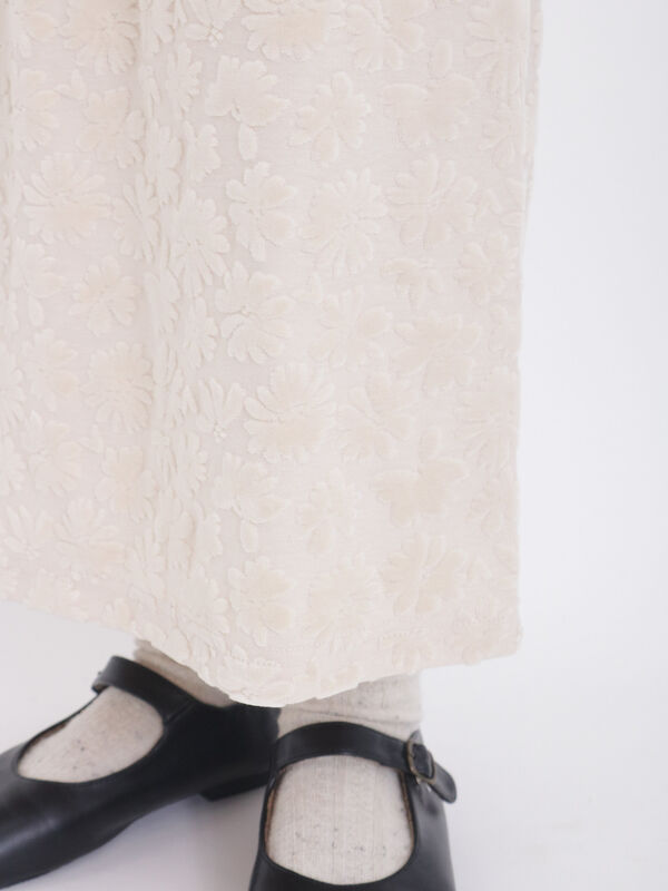 花柄ベロアナロースカート（ボトムス/スカート）【セール】｜Samansa