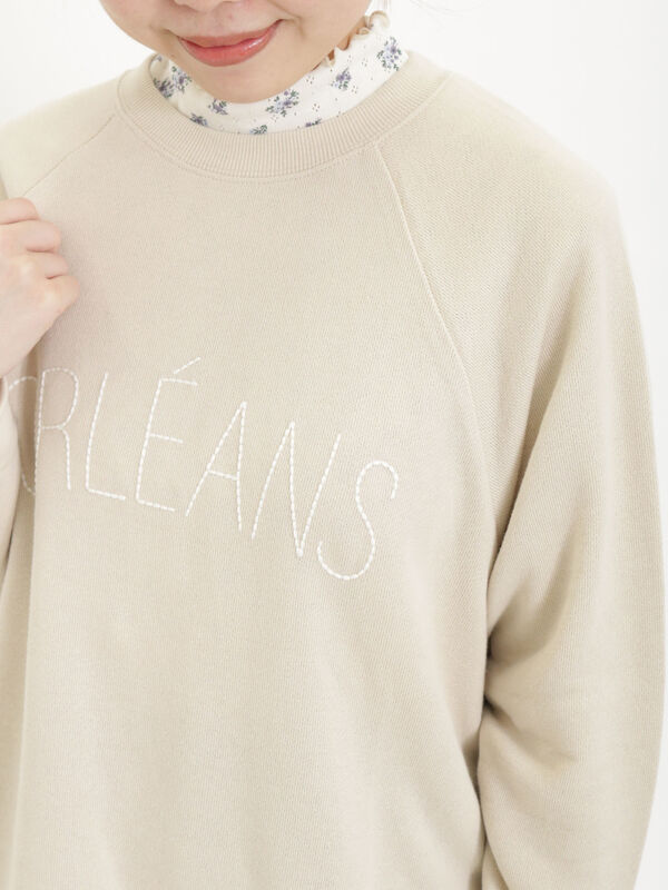 裏毛ぽこぽこ刺繍スウェット（トップス/ニット・セーター）【セール