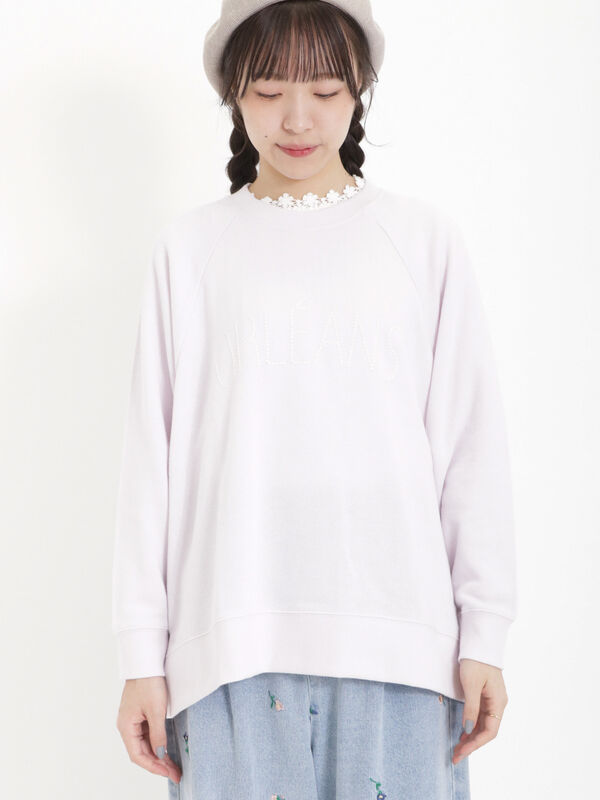 裏毛ぽこぽこ刺繍スウェット（トップス/ニット・セーター）【セール