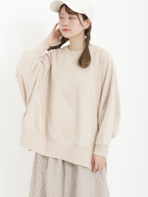 裏毛ドルマンスリーブスウェット（トップス/ニット・セーター