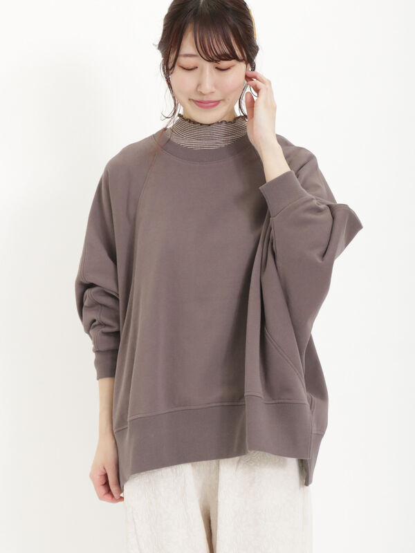 裏毛ドルマンスリーブスウェット（トップス/ニット・セーター