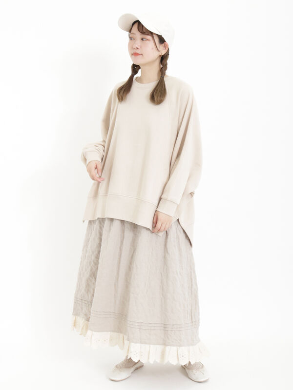 裏毛ドルマンスリーブスウェット（トップス/ニット・セーター