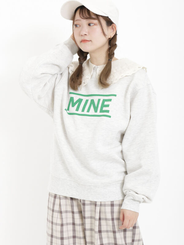 最終価格です♡完売品　新品タグ付き　ミースロエ　スウェット 裏毛ロゴスウェット（トップス/ニット・セーター）【セール】｜Samansa