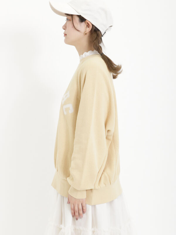 飛び裏毛アップリケロゴスウェット（トップス/ニット・セーター