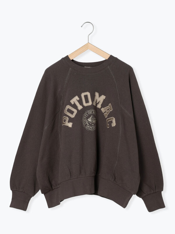 飛び裏毛アップリケロゴスウェット（トップス/ニット・セーター