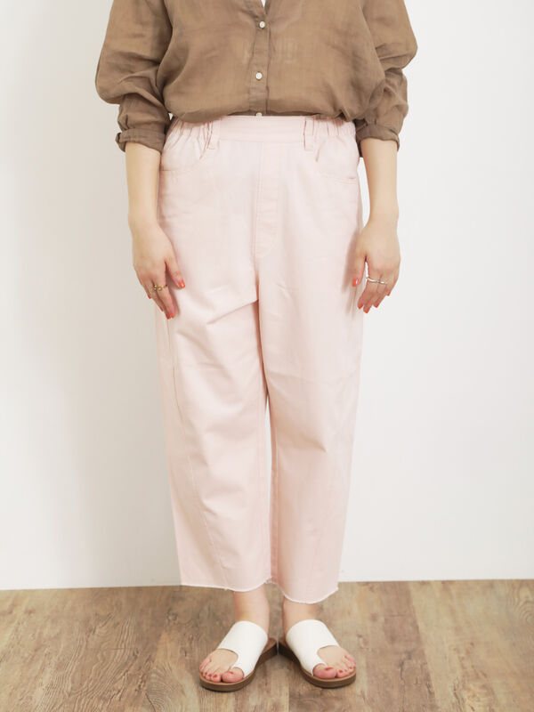 ツイルほつほつカーブパンツ（ボトムス/パンツ）【セール】｜Samansa