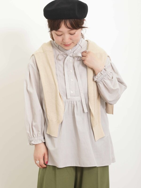 UV・マシンウォッシャブル】ゆるVネックカーディガン（トップス