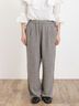 【Lサイズ WEB限定】【接触冷感・UVカット】レーヨン麻ストレートパンツ（チャコールグレー/ベージュ/モカ/ブルー）｜Samansa Mos2（サマンサ モスモス）通販