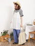 【Lサイズ WEB限定】【接触冷感・UVカット】レーヨン麻ストレートパンツ（チャコールグレー/ベージュ/モカ/ブルー）｜Samansa Mos2（サマンサ モスモス）通販