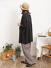 【Lサイズ WEB限定】【接触冷感・UVカット】レーヨン麻ストレートパンツ（チャコールグレー/ベージュ/モカ/ブルー）｜Samansa Mos2（サマンサ モスモス）通販