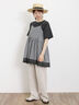 【Lサイズ WEB限定】【接触冷感・UVカット】レーヨン麻ストレートパンツ（チャコールグレー/ベージュ/モカ/ブルー）｜Samansa Mos2（サマンサ モスモス）通販