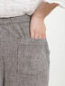 【Lサイズ WEB限定】【接触冷感・UVカット】レーヨン麻ストレートパンツ（チャコールグレー/ベージュ/モカ/ブルー）｜Samansa Mos2（サマンサ モスモス）通販