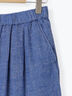 【Lサイズ WEB限定】【接触冷感・UVカット】レーヨン麻ストレートパンツ（チャコールグレー/ベージュ/モカ/ブルー）｜Samansa Mos2（サマンサ モスモス）通販