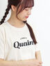 【オーガニックコットン】ロゴプリントTシャツ（オフホワイト/ネイビー/パープル/キナリ）｜Samansa Mos2（サマンサ モスモス）通販