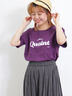 【オーガニックコットン】ロゴプリントTシャツ（オフホワイト/ネイビー/パープル/キナリ）｜Samansa Mos2（サマンサ モスモス）通販