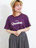 【オーガニックコットン】ロゴプリントTシャツ（オフホワイト/ネイビー/パープル/キナリ）｜Samansa Mos2（サマンサ モスモス）通販
