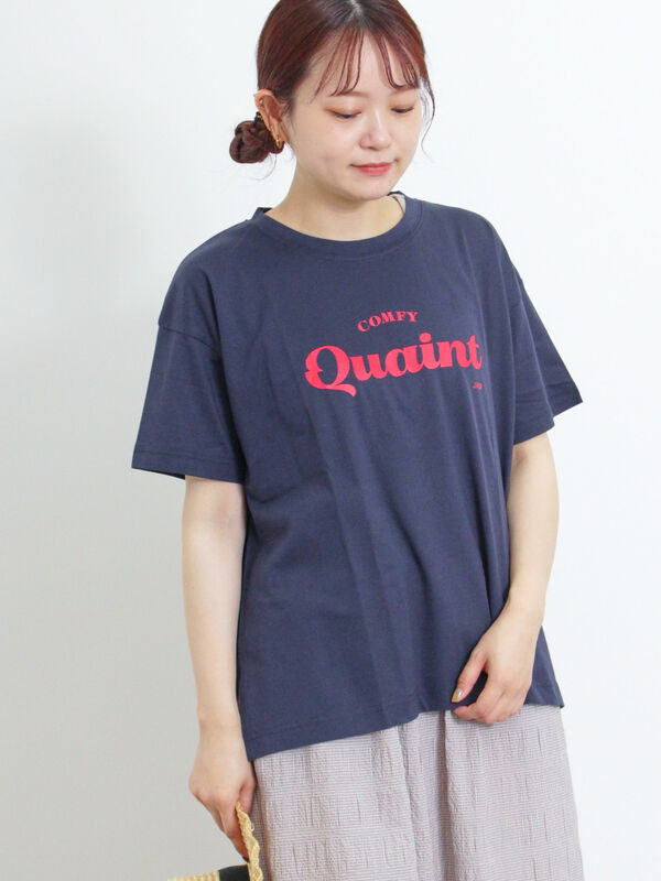 オーガニックコットン】ロゴプリントTシャツ（トップス/Tシャツ