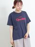 【オーガニックコットン】ロゴプリントTシャツ（オフホワイト/ネイビー/パープル/キナリ）｜Samansa Mos2（サマンサ モスモス）通販