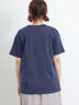 【オーガニックコットン】ロゴプリントTシャツ（オフホワイト/ネイビー/パープル/キナリ）｜Samansa Mos2（サマンサ モスモス）通販