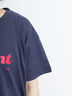 【オーガニックコットン】ロゴプリントTシャツ（オフホワイト/ネイビー/パープル/キナリ）｜Samansa Mos2（サマンサ モスモス）通販