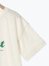 【オーガニックコットン】ロゴプリントTシャツ（オフホワイト/ネイビー/パープル/キナリ）｜Samansa Mos2（サマンサ モスモス）通販