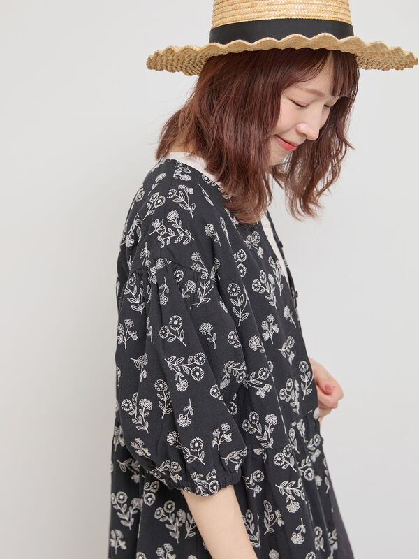 総刺繍ウエスト切替ワンピース（ワンピース/ワンピース