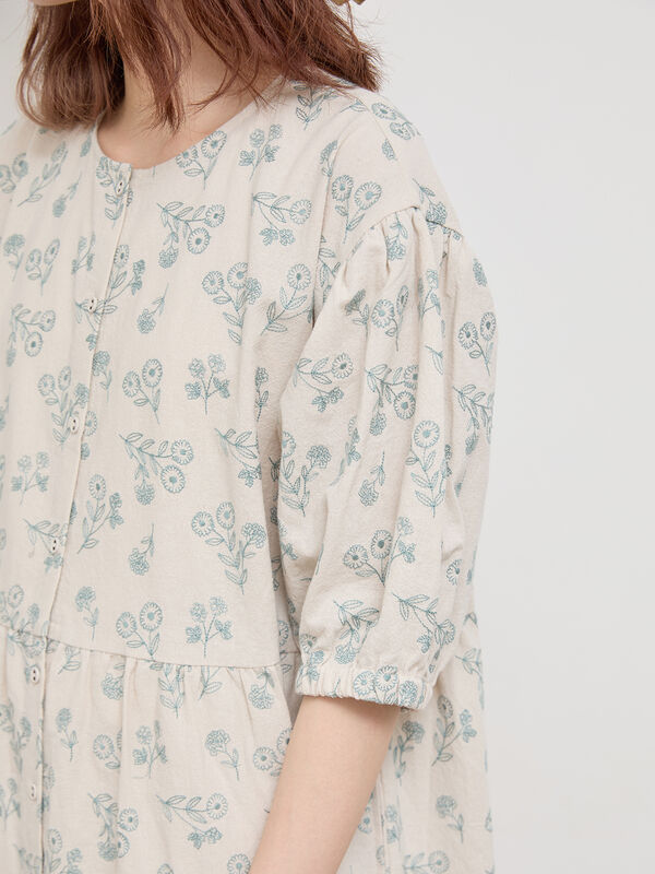 総刺繍ウエスト切替ワンピース（ワンピース/ワンピース