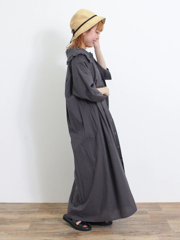 ◎ビッグ襟ワンピース（ワンピース/ワンピース）【セール】｜Samansa