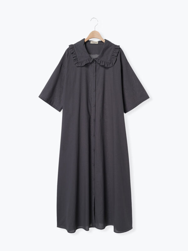 ◎ビッグ襟ワンピース（ワンピース/ワンピース）【セール】｜Samansa