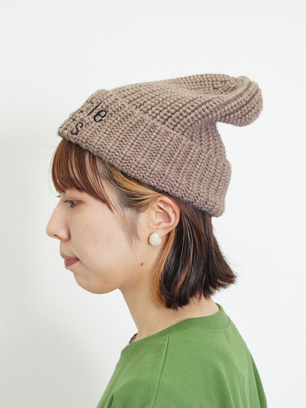 消臭効果】ロゴ刺繍ニット帽（アクセサリー/ハット・帽子）【セール