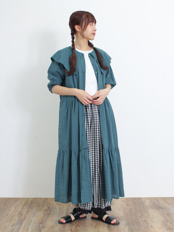 さや様 3点 サマンサモスモス レース セーラー襟 ワンピース 羽織 Samansa Mos2（サマンサ モスモス）の「レースセーラー衿