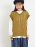 テープヤーン前後2WAYベスト（マスタード）｜Samansa Mos2（サマンサ モスモス）通販
