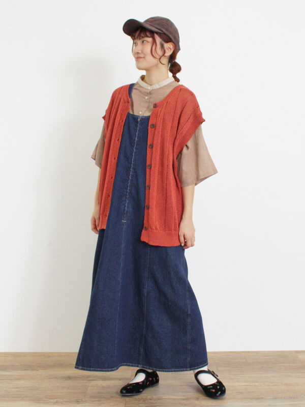 テープヤーン前後2WAYベスト（アウター/ベスト）【セール】｜Samansa