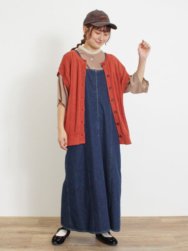 テープヤーン前後2WAYベスト（アウター/ベスト）【セール】｜Samansa