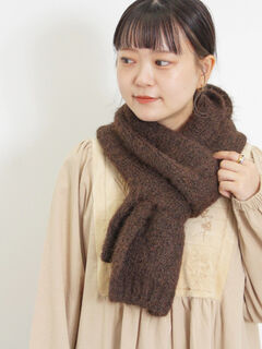 ストール・マフラー(ブラウン/茶色系)のセール・アウトレット