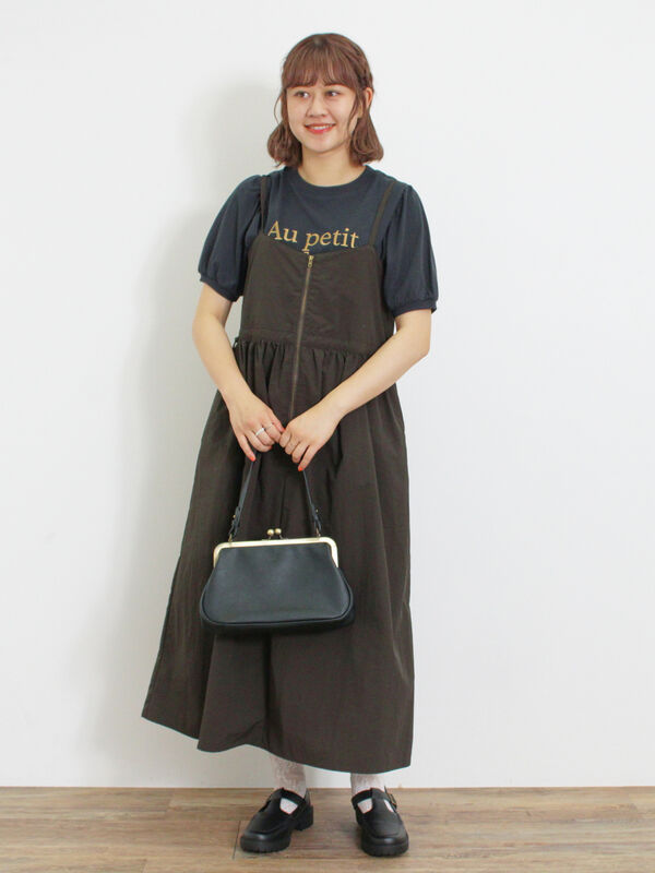 ナイロンジップキャミワンピース（ワンピース/ワンピース）【セール