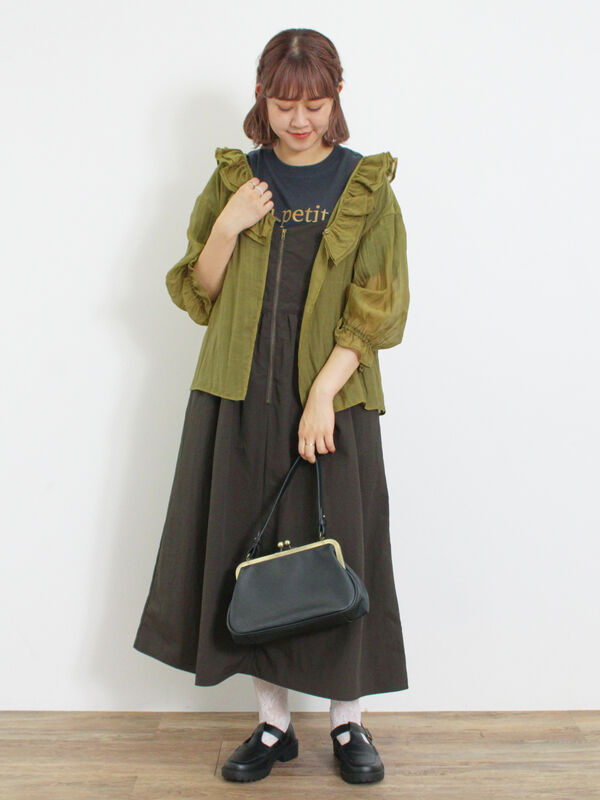 ナイロンジップキャミワンピース（ワンピース/ワンピース）【セール