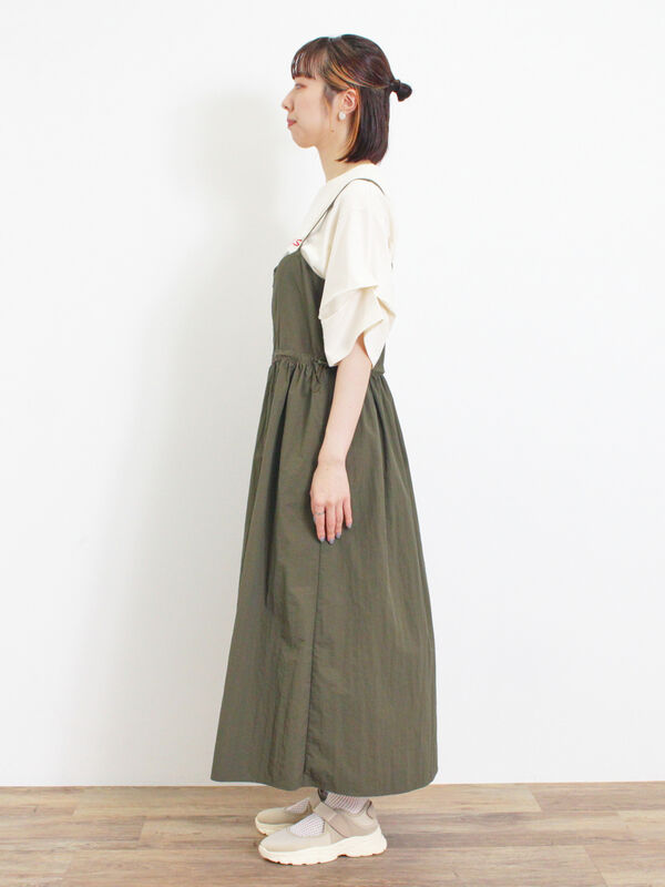 ナイロンジップキャミワンピース（ワンピース/ワンピース）【セール