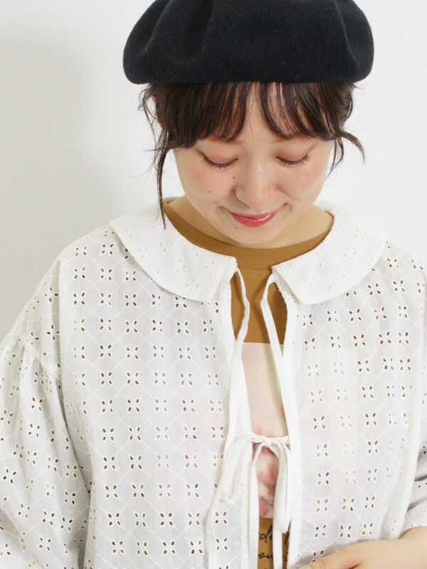 オーバーレース刺繍ブラウス（トップス/シャツ・ブラウス